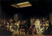 Louis Leopold  Boilly Billards oil painting on canvas